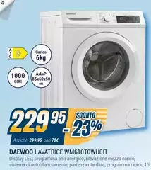 Daewoo - Lavatrice WM610TOWUOIT