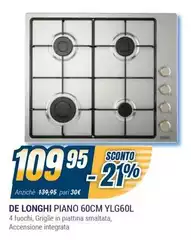 De Longhi - Piano 60cm Ylg60l