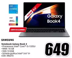 Samsung - Notebook Galaxy Book 4
