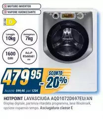 Hotpoint - Lavasciuga Aqd1072d697eu