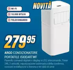 Argo - Condizionatore Portatile ISIDEARTWF