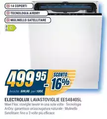 Electrolux - EES48405L A Scomparsa Totale 14 Coperti C