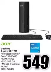 Acer - Desktop Aspire Xc-1780