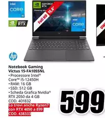 HP - Notebook Gaming Victus 15-FA1055NL