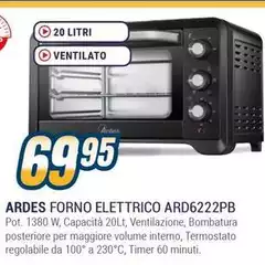 Ardes - Forno Elettrico ARD6222PB