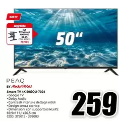 Peaq - Smart Tv 4k 50GQU-7024