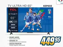 TCL - Tv Ultra Hd 65 65" 65P655