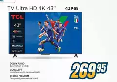 TCL - Tv Ultra Hd 4K 43" 43P69