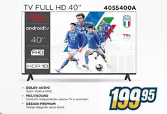 TCL - Tv Full Hd 40" 40S5400A
