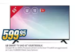 LG - Smart Tv UHD 65" 65UR78006LK