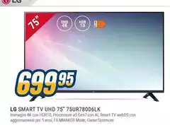LG - Smart Tv UHD 75" 75UR78006LK