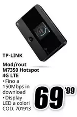Tp Link - Mod/rout M7350 Hotspot 4g Lte