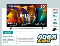 Hisense - Smart TV 50" 4K