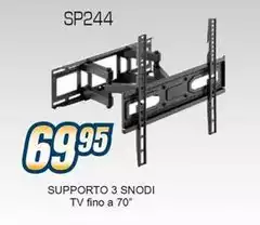 Munari - Supporto 3 SNODI TV Fino A 70"