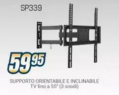 Munari - Supporto Orientabile E Inclinabile Tv Fino A 55" (3 Snodi)