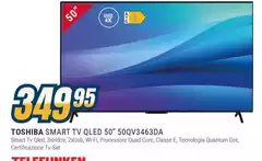Toshiba - Smart Tv Qled 50" 50qv3463da
