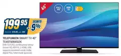 Telefunken - Smart Tv 40" TE40750B4512K 