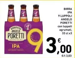 Angelo Poretti - Birra IPA 9 Luppoli