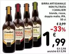I Cavalieri - Birra Artigianale Non Filtrata