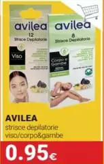 Avilea - Strisce Depilatorie Viso/ Corpo&Gambe
