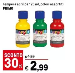 Primo sale - Tempera Acrilica, Colori Assortiti
