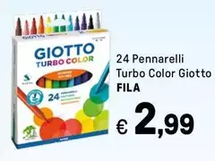 Giotto - 24 Pennarelli Turbo Color