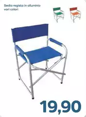 Sedia Regista In Alluminio