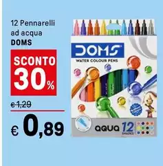 Dom sementi - 12 Pennarelli Ad Acqua