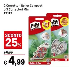 Pritt - Correttori Roller Compact O Correttori Mini