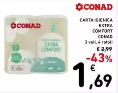 Conad - Carta Igienica Extra Comfort