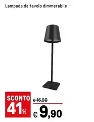Lampada Da Tavolo Dimmerabile