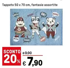 Wow! - Tappeto 50 X 70 Cm, Fantasie Assortite