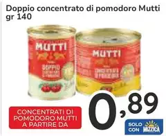 Mutti - Doppio Concentrato Di Pomodoro