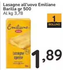 Barilla - Lasagne All'Uovo Emiliane