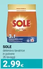 Sole - Detersivo Lavatrice In Polvere
