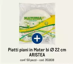 Naturia - Piatti Piani In Mater Bi 22 Cm