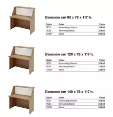 Bancone Cm 80 X 76 X 117 H.