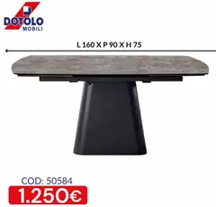 Dotolo Mobili - L160 X P 90 X H75