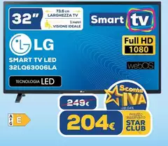 LG - Smart Tv Led 32lq63006la