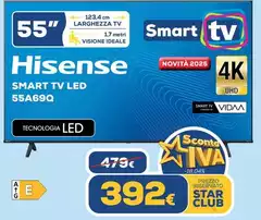 Hisense - Tv Led 55A69Q