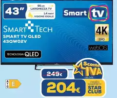 Star - Smart Tv Qled 43QW02V