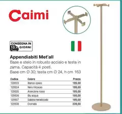 Appendiabiti Met'All Appendiabiti Met'All