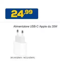 Apple - Alimentatore Usb-c  Da 20W