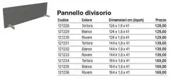 Pannello Divisorio