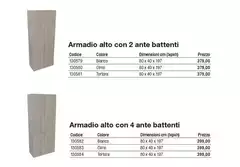 Armadio Alto Con 2 Ante Battenti