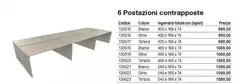 6 Postazioni Contrapposte