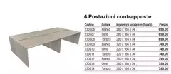 4 Postazioni Contrapposte