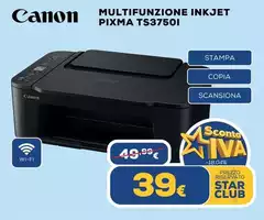 Canon - Multifunzione Inkjet Pixma Ts37501