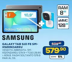 Samsung - Galaxy Tab S10 FE S1-8C0ZARENU