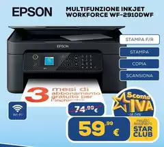 Epson - WF-2910DWF Multifunzione Inkjet W Riki